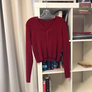 ❤️Sold❤️Brandy Melville Red Cardigan